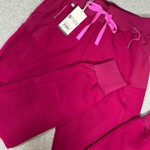 FIGS Boston Slim Jogger‎ Scrub Pants Womens XXS Pink Technical Collection NWT